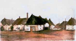 Witheridge Square watercolour